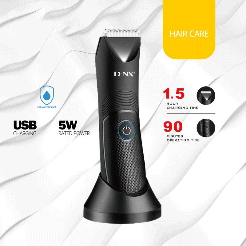 ماكينة حلاقة الشعر المقاومة للماء بقوة 5 واط مع بطارية قابلة لاعادة الشحن عبر منفذ USB