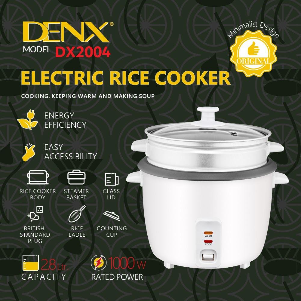 مطبخة الأرز الكهربائية DX2004 من DENX