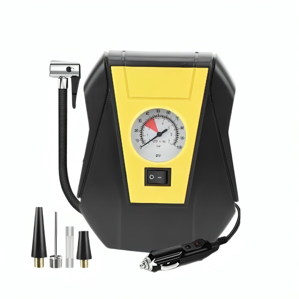 مضخة هواء DENX DX1790 بقوة 70 واط وضغط يصل إلى 100 PSI، مع كابل بطول 3 أمتار لمختلف الاطارات